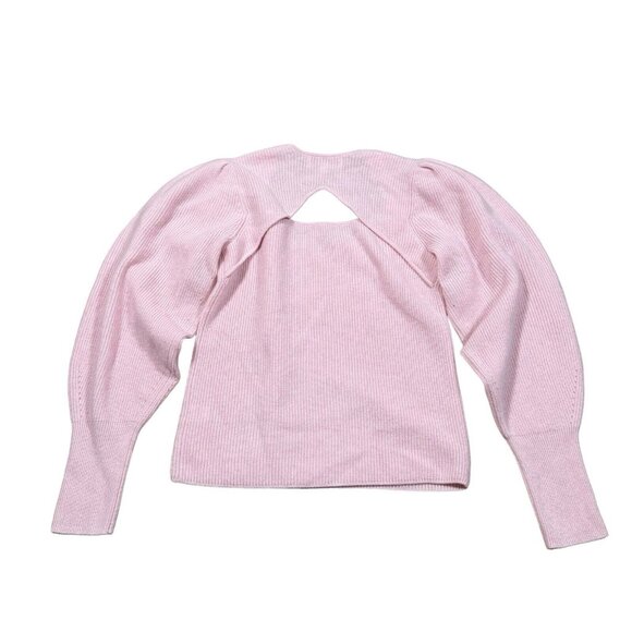 EUC Design History Women's Sz M Sweetheart Cashmere Sweater in Light Pink - Picture 5 of 12